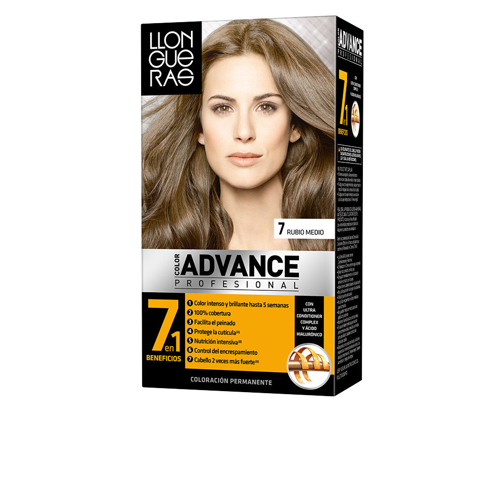 COLOR ADVANCE #7-rubio medio 1 u-0