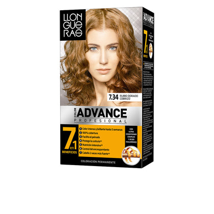COLOR ADVANCE #7,34-rubio dorado cobrizo 1 u