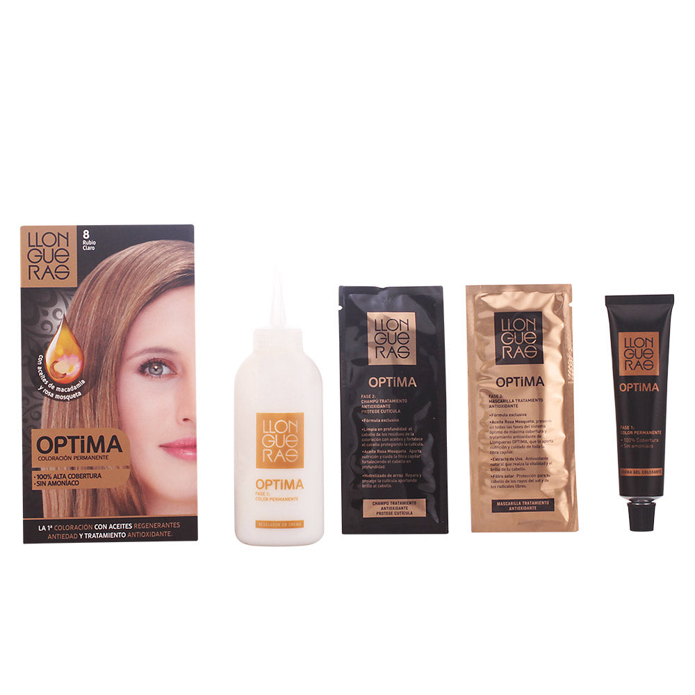 OPTIMA colore dei capelli #8-biondo chiaro 1 u-0