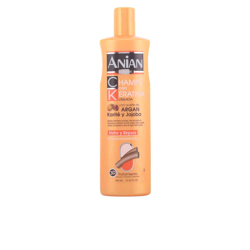 LIQUID KERATIN shampoo argan oil shea and jojoba 400 ml-0