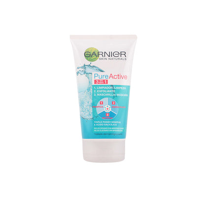 PURE ACTIVE 3 en 1 gel detergente per la pelle grassa 150 ml