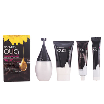 OLIA Permanent Color #3,0-Schwarz 4 Stk