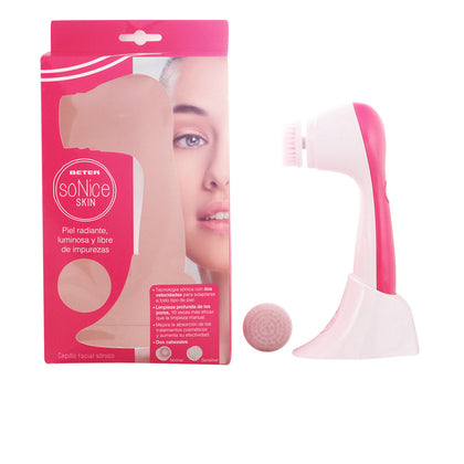 BROSSE VISAGE SONIQUE SO NICE SKIN +2 TÊTES 3 pcs
