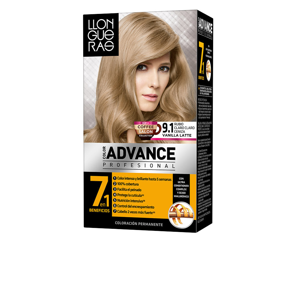 COLOR ADVANCE #9,1-rubio claro claro ceniza 1 u-0