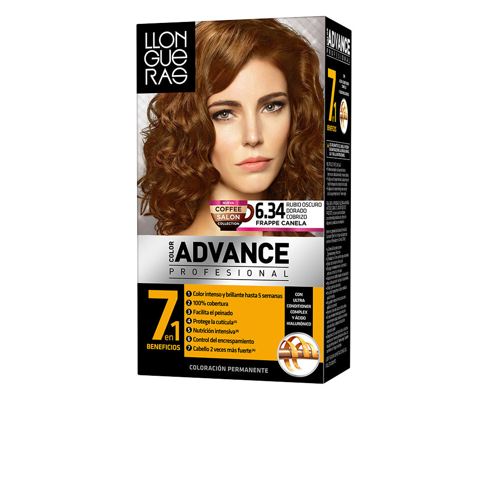COLOR ADVANCE #6,34-rubio oscuro dorado cobrizo 1 u-0