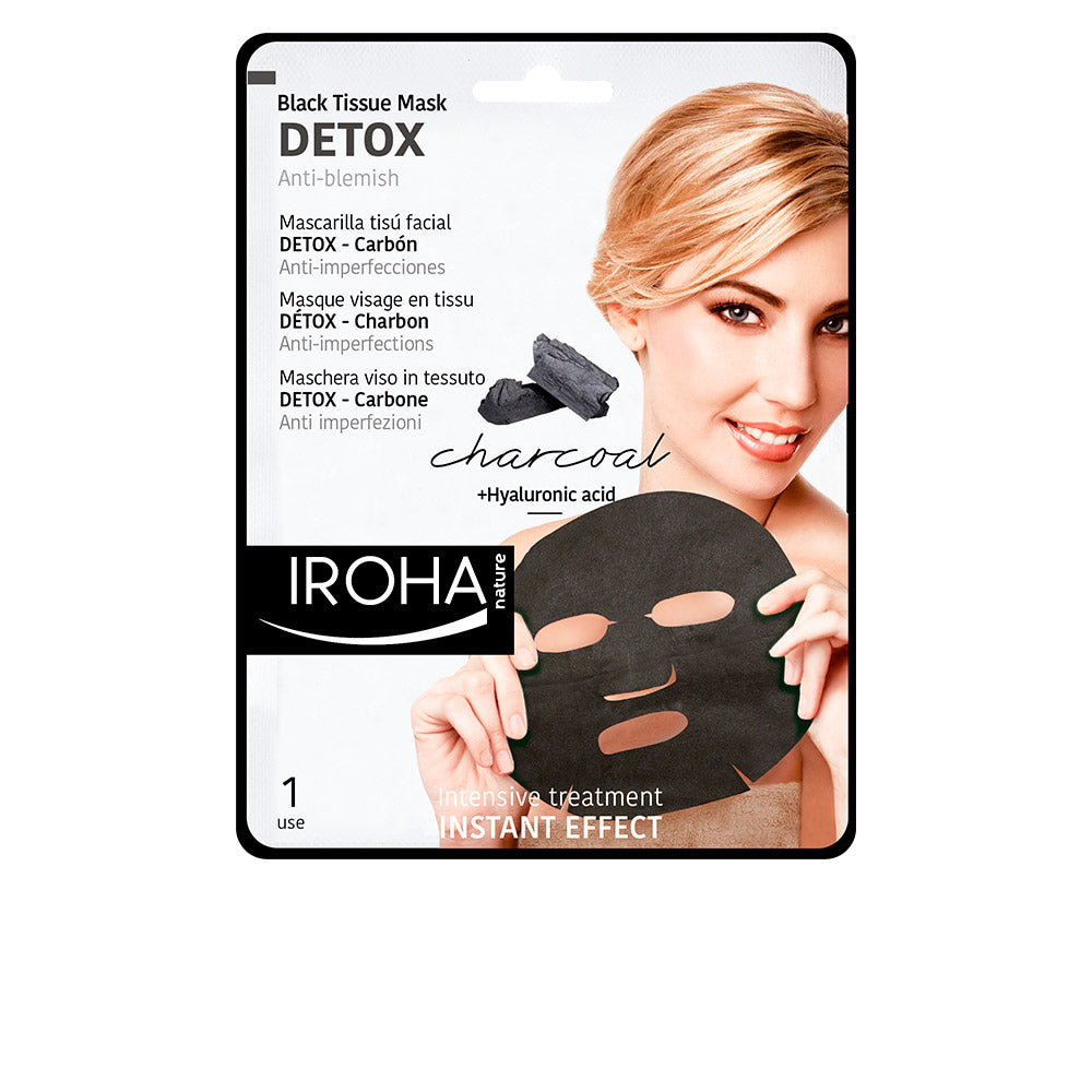Mască facială de țesut DETOX CHARCOAL BLACK 1utilizare 1 u-0