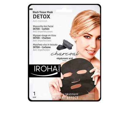 DETOX CHARCOAL BLACK tissue facial mask 1use 1 u