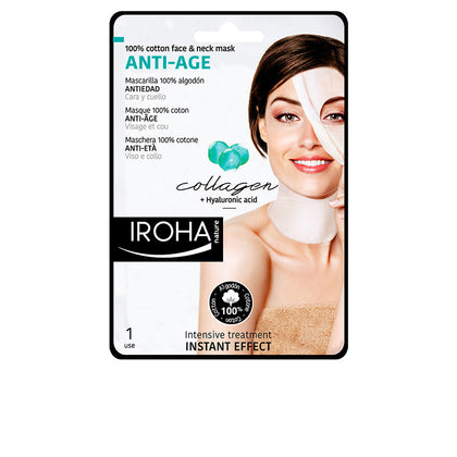 100% COTTON FACE & NECK MASK collagen-antiage 1 u