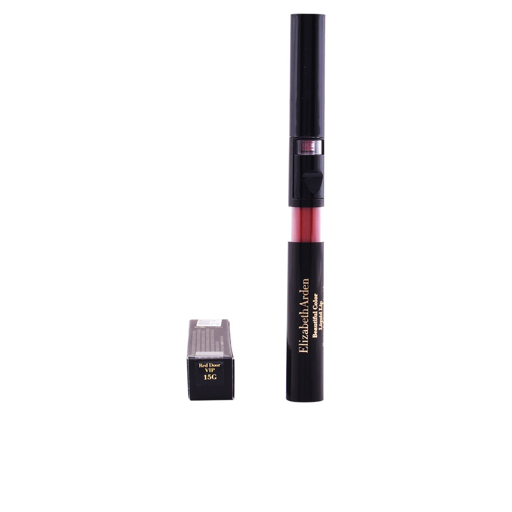SCHÖNE FARBE flüssiger Lippenstift #15G-rot von vip-0