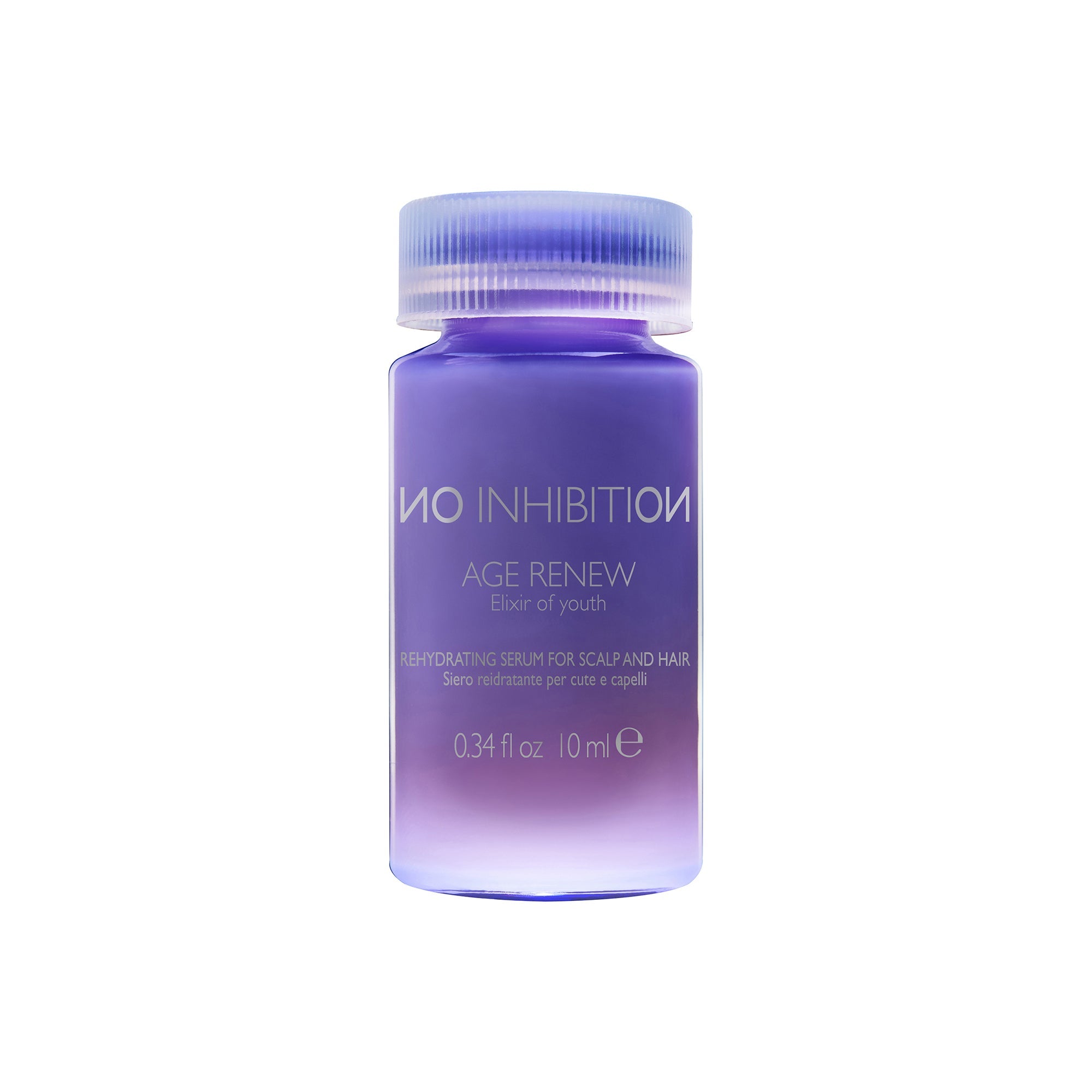 Impostare, No Inhibition, Age Renew Rehydrating Element O2, Siero per capelli, Setoso & Salutare, 4 pz, 10 ml - Cosmova