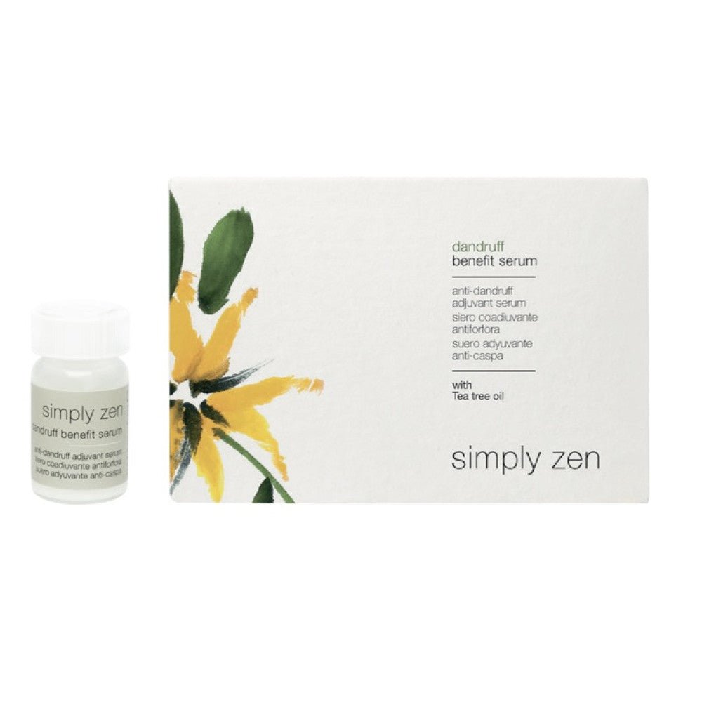 Impostare, Simply Zen, Dandruff Benefit, Siero per capelli, Antiforfora, 12 pz, 5 ml - Cosmova