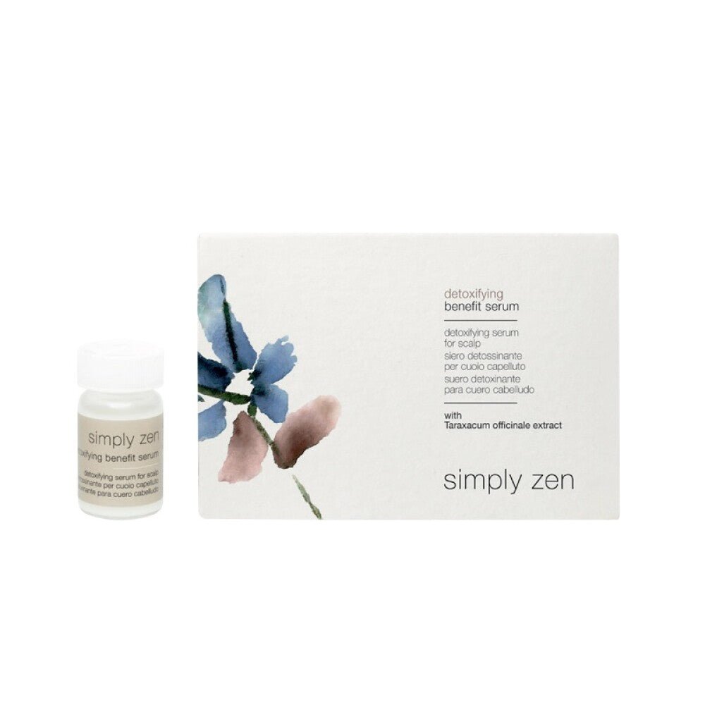 Impostare, Simply Zen, Detoxifying, Siero per trattamento del cuoio capelluto senza risciacquo, Per disintossicare, 12 pz, 5 ml - Cosmova