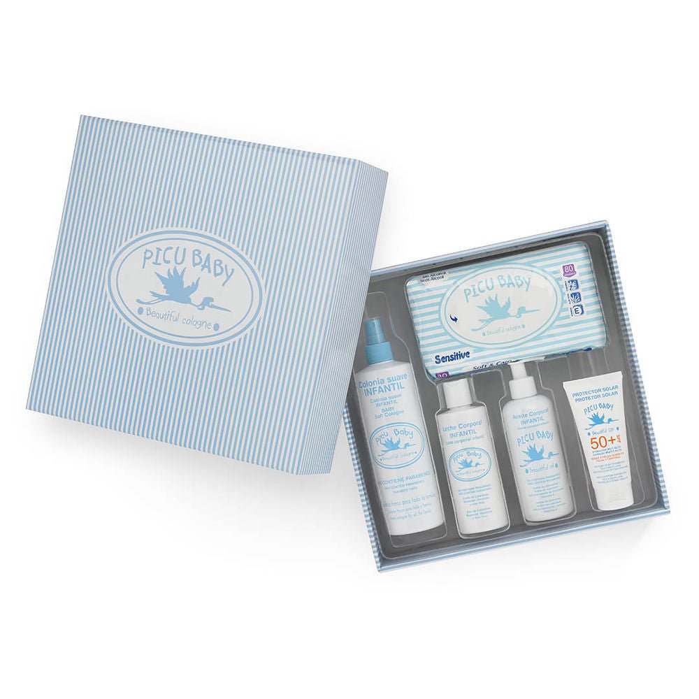 INFANTIL CAJA RAYAS AZUL NEW set 5 pz - Cosmova