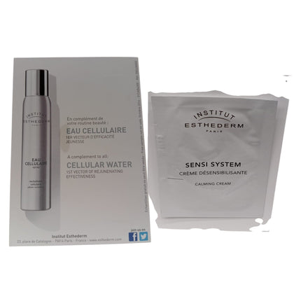 Institut Esthederm, Sensi System, Calmante, Giorno & Notte, Panna, Per il viso, 2 ml *Campione
