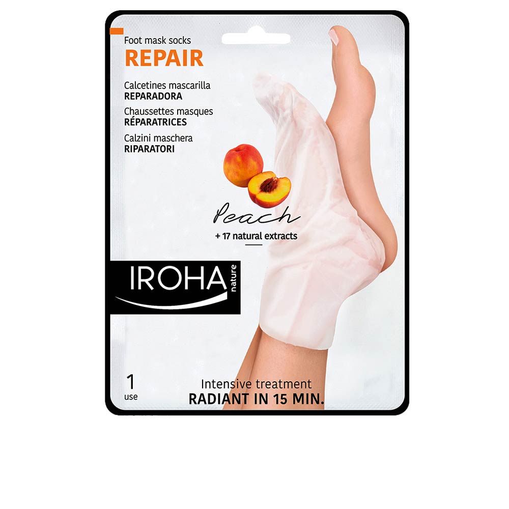 Iroha PEACH foot Maschera socks repair 2 u - Cosmova