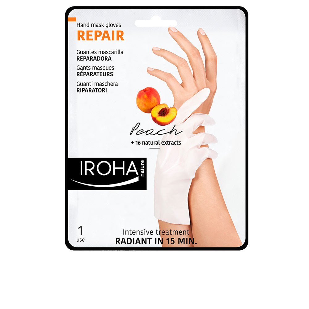 Iroha PEACH hand & nail Maschera gloves repair 2 u - Cosmova