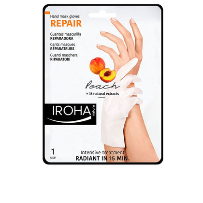 Iroha PEACH hand & nail Maschera gloves repair 2 u