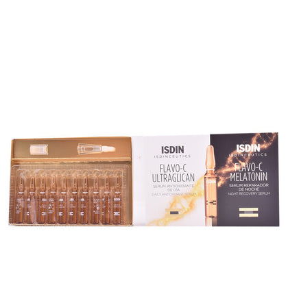 ISDINCEUTICS Flavo-C Melatonin + Ultraglican 10 + 10 ampoules