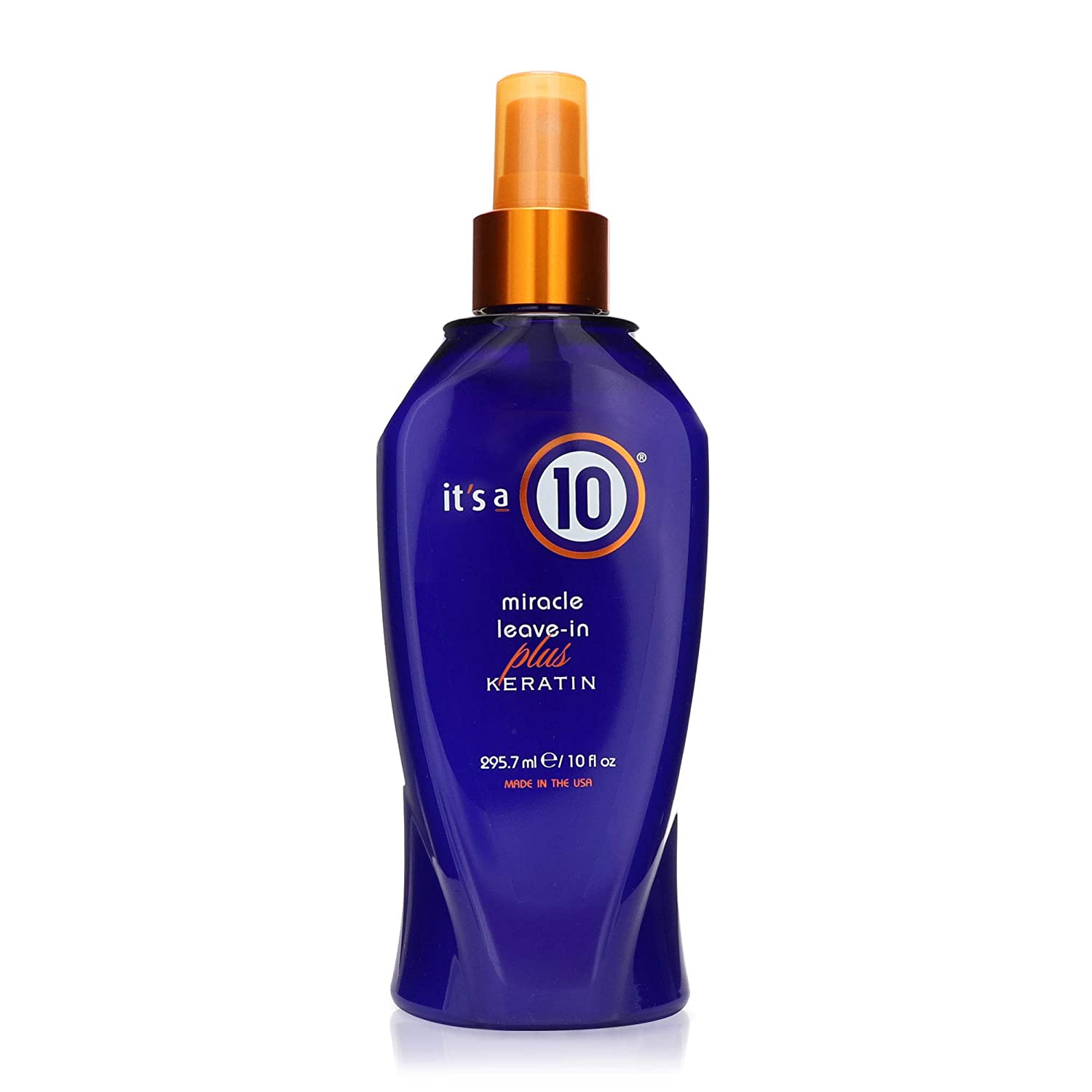 It's a 10, Miracle Deep Plus Keratin, Trattamento in crema senza risciacquo per capelli, Per l'idratazione, 295.7 ml - Cosmova