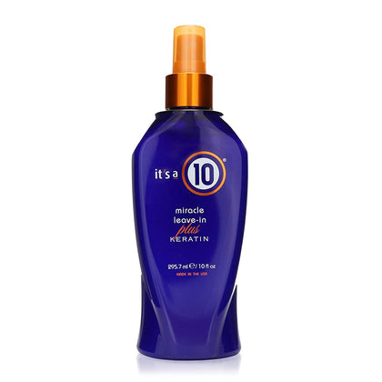 It's a 10, Miracle Deep Plus Keratin, Traitement en crème sans risque par capelli, Pour l'hydratation, 295,7 ml