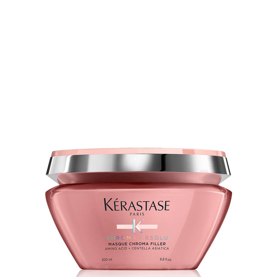 Kerastase, Chroma Absolu Filler, Aminoacidi, Maschera crema trattamento capelli, Antiporosità, 200 ml - Cosmova