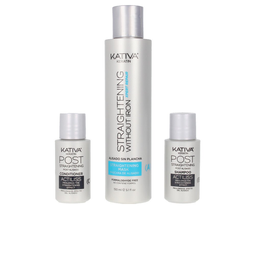 KERATIN ANTI-FRIZZ Brazilian straightening without iron repairs ends 30 days 3 u - Cosmova