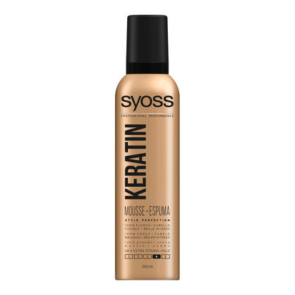 KERATIN flexible e shiny mousse 250 ml