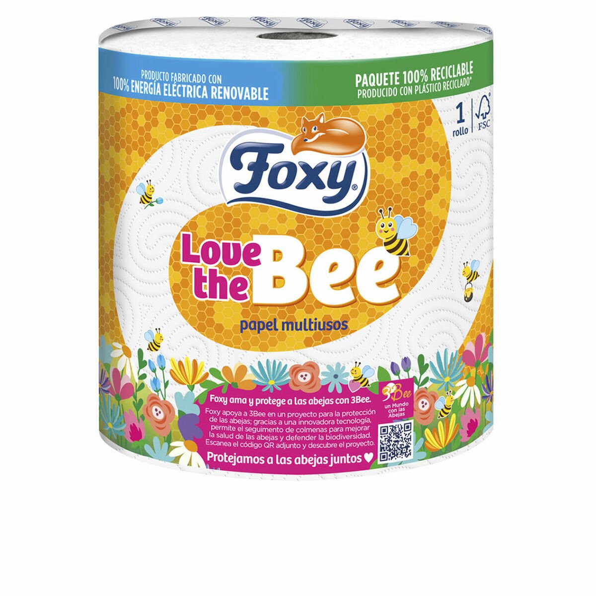 Kitchen Paper Foxy Love the bee - Cosmova