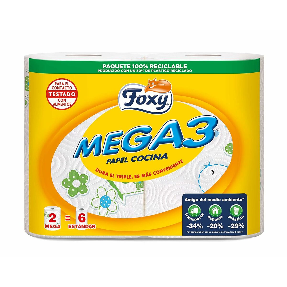 Kitchen Paper Foxy MEGA3 - Cosmova
