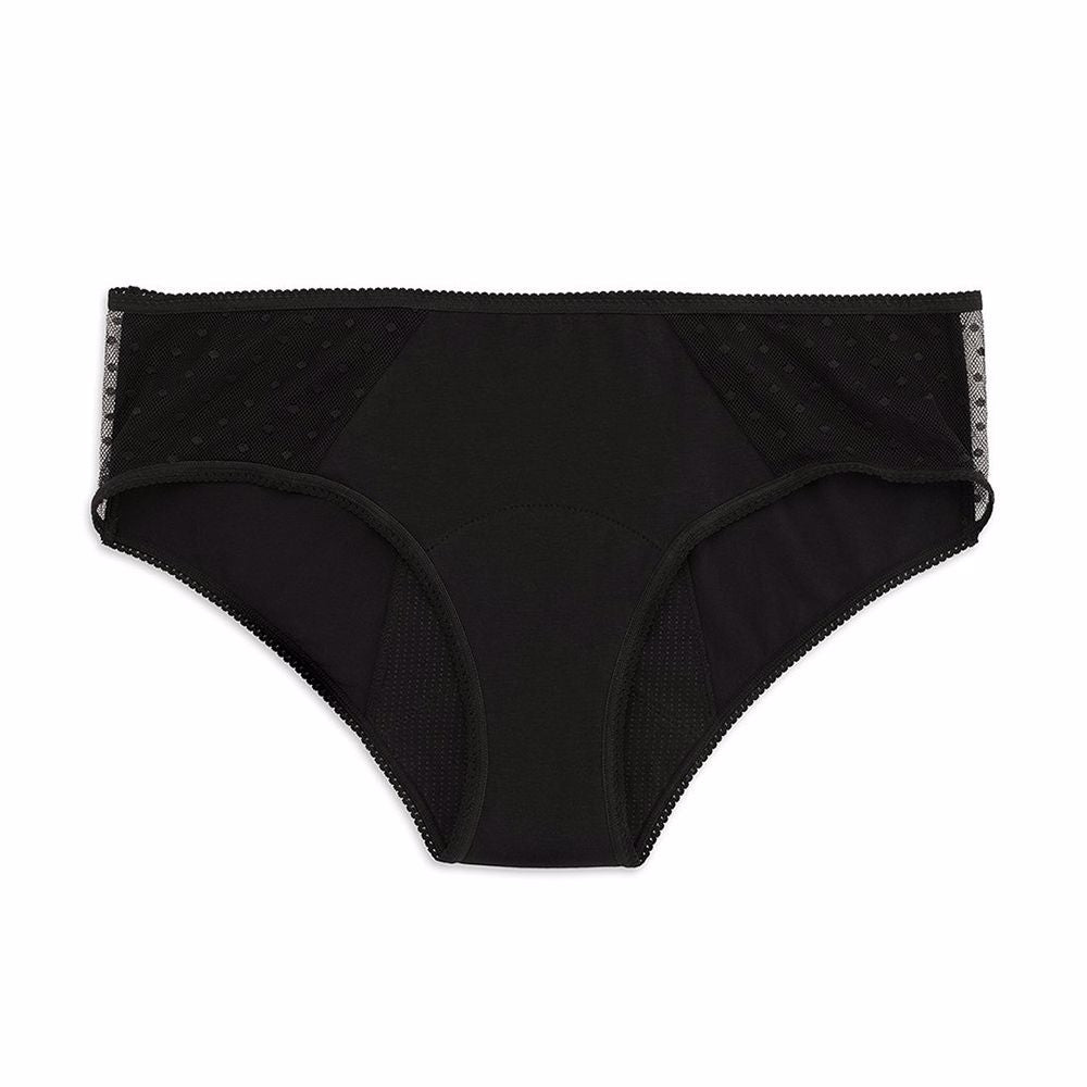 KIWITAS CLASSIC PLUMETI braguitas menstruales negro #L 1 pz - immagine 1