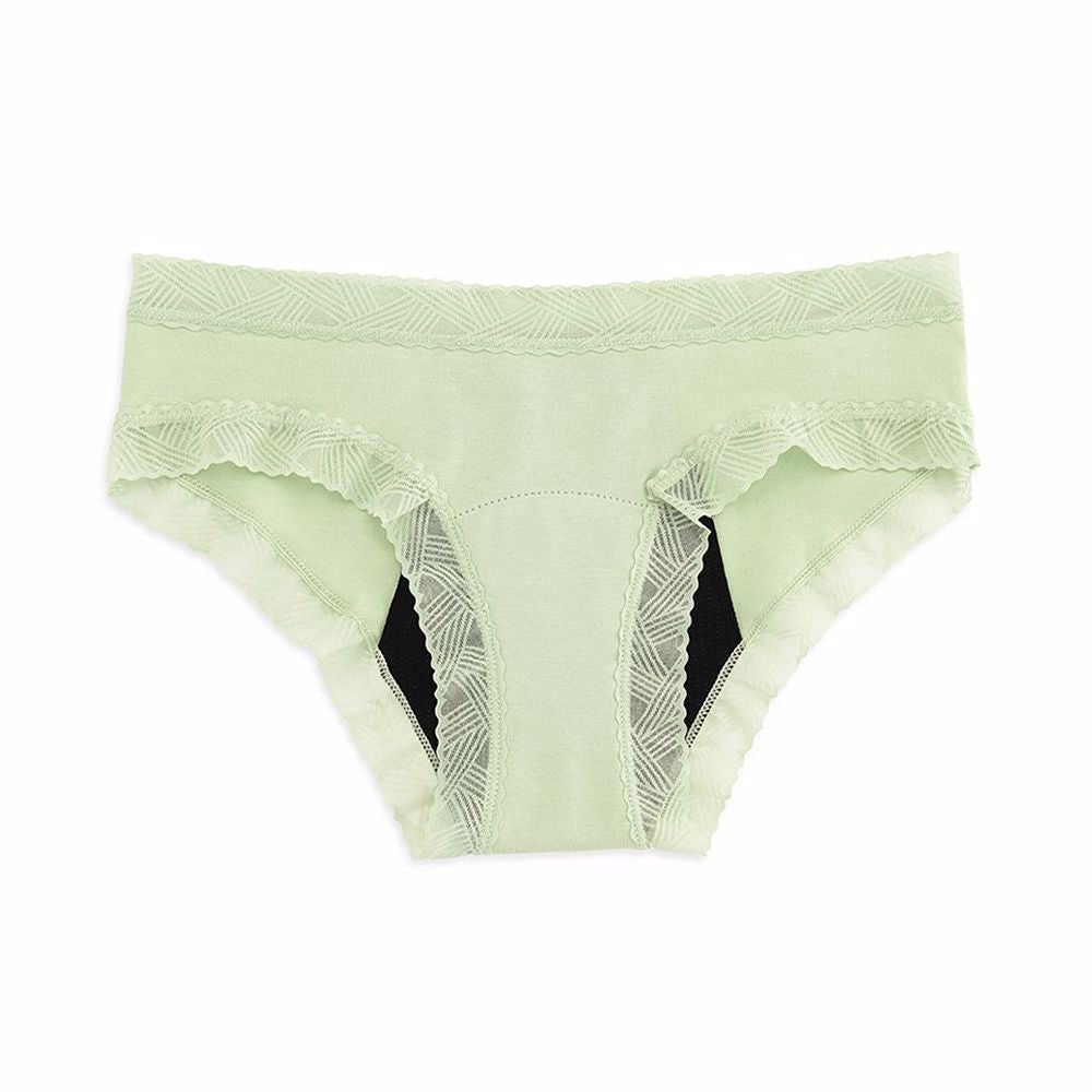 KIWITAS DOUBLE BLONDA Menstruationshöschen grün #S 1 u-0