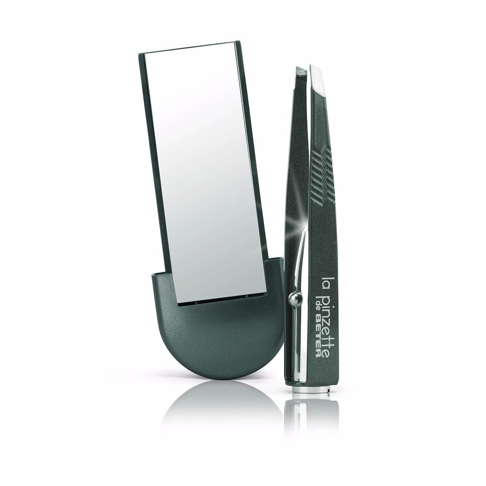 LA PINZETTE tweezers with light and mirror grey 1 unit - Cosmova