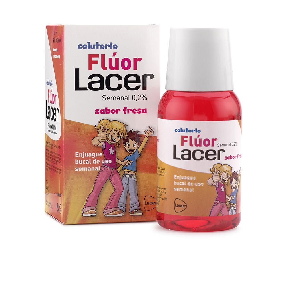 Lacer FLÚOR semanal fresa 0,2% 100 ml - Cosmova