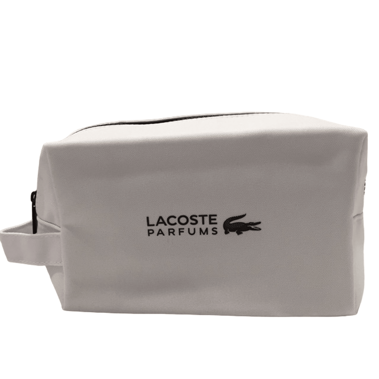Lacoste, Lacoste, Borsa in tessuto, Articoli da toeletta, Bianco, Per uomini - Cosmova