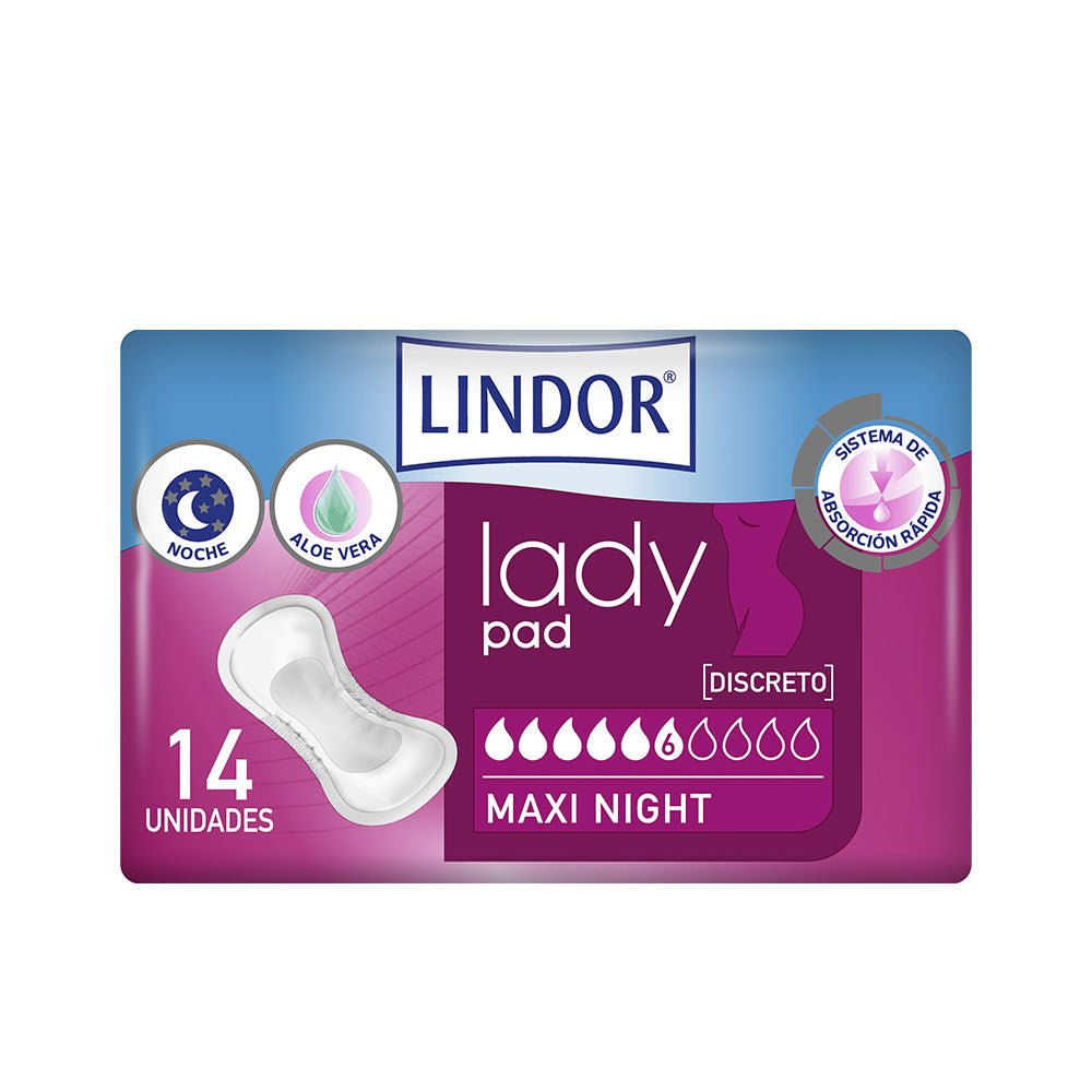 LADY PAD maxi night 6 drops 14 u - Cosmova