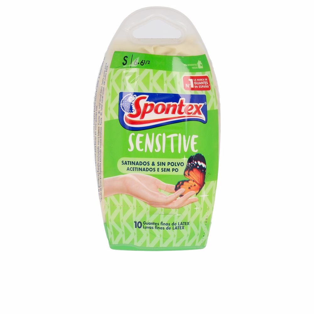 LATEX SENSITIVE guantes satinados sin polvo talla S - Cosmova