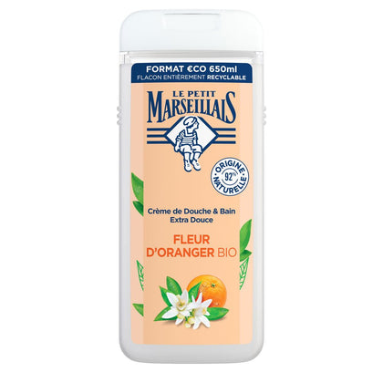 LE PETIT MARSEILLAIS orange blossom bath gel 650 ml