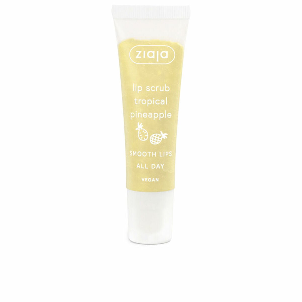 Lip Scrub Ziaja Tropical Pineapple 12 ml - Cosmova