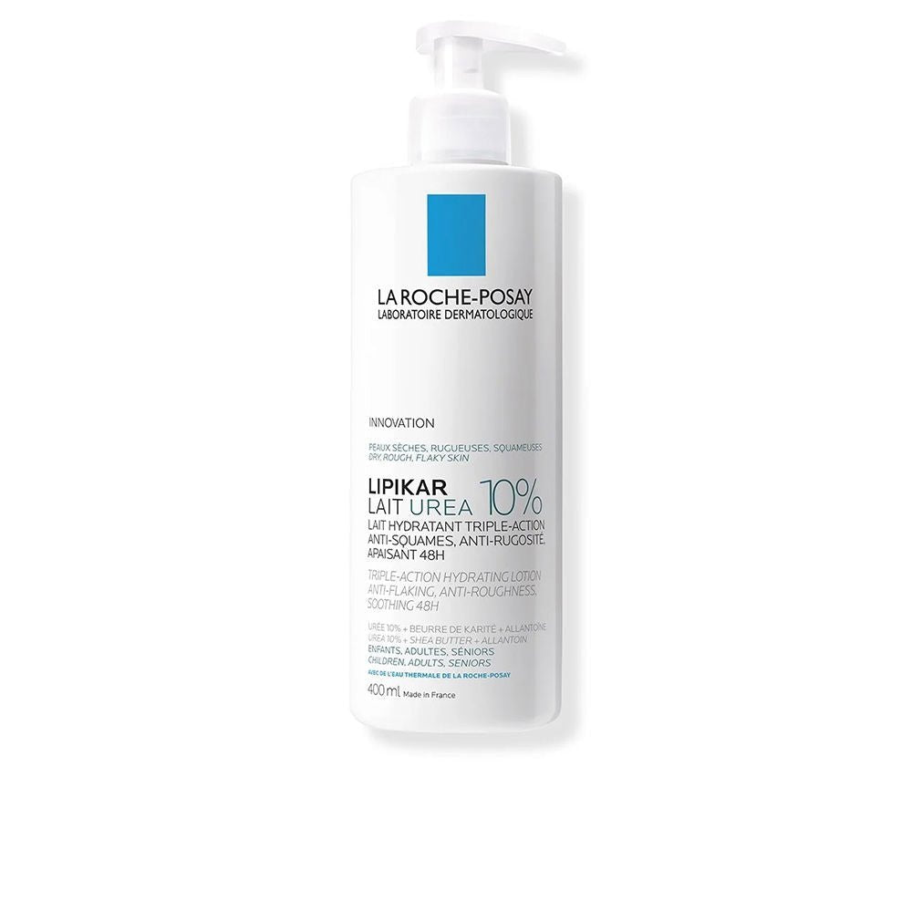 LIPIKAR UREA 10% triple action moisturizer soothing anti-itch and anti-recurrence 400 ml - Cosmova