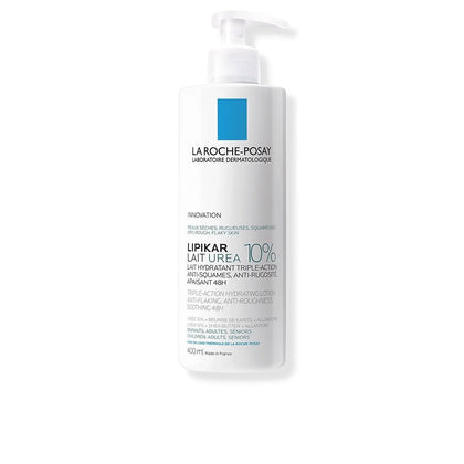 LIPIKAR UREA 10% triple action moisturizer soothing anti-itch and anti-recurrence 400 ml