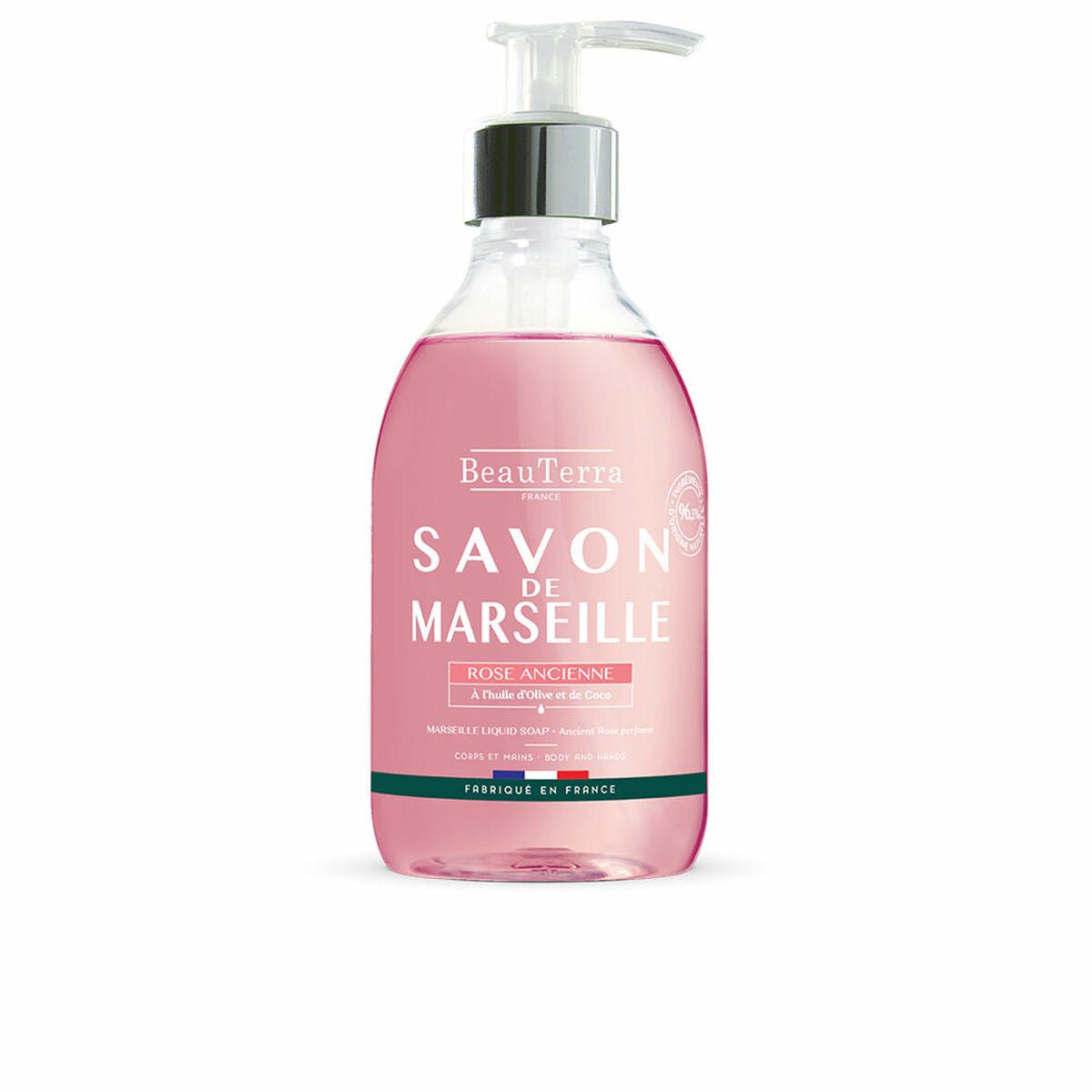 Liquid Soap Beauterra Marseille Universal Roses Hands 300 ml - Cosmova