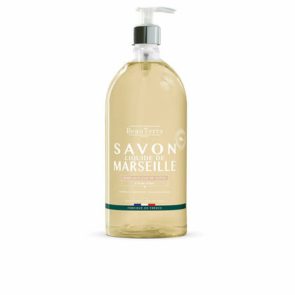 Savon Liquide Beauterra Savon de Marseille Fleur de Coton 1 L