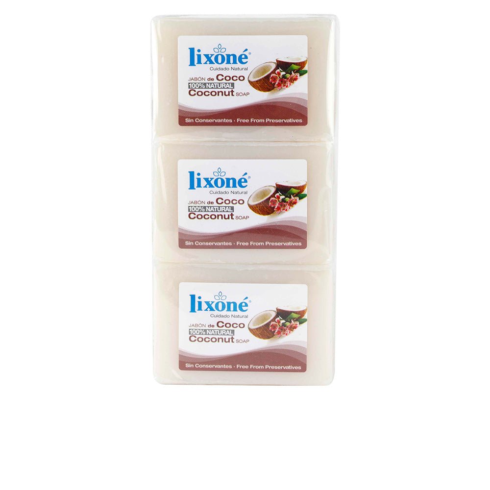 Lixone COCO jabón 100% natural 3 x 125 g - Cosmova