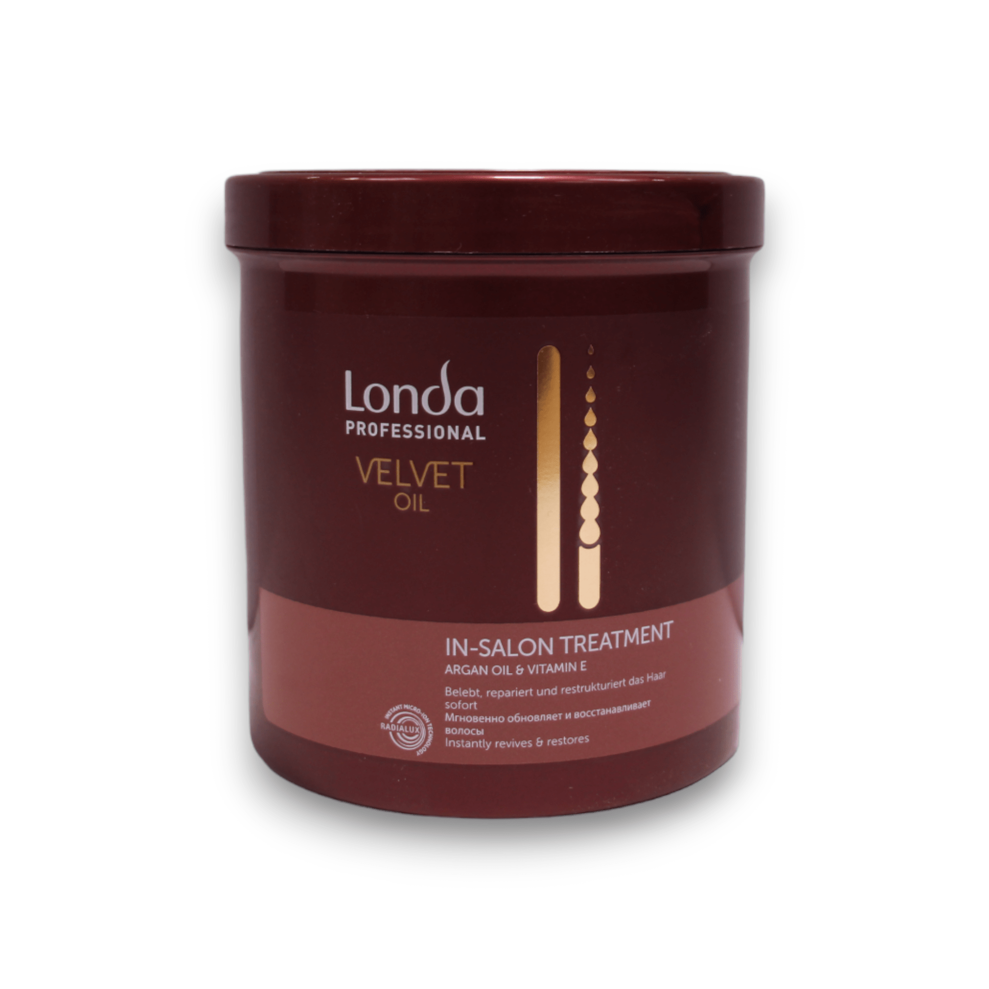Londa Professional, Velvet Oil, Olio di Argan e vitamina E, Trattamento con crema per capelli, Per la riparazione, 750 ml - Cosmova