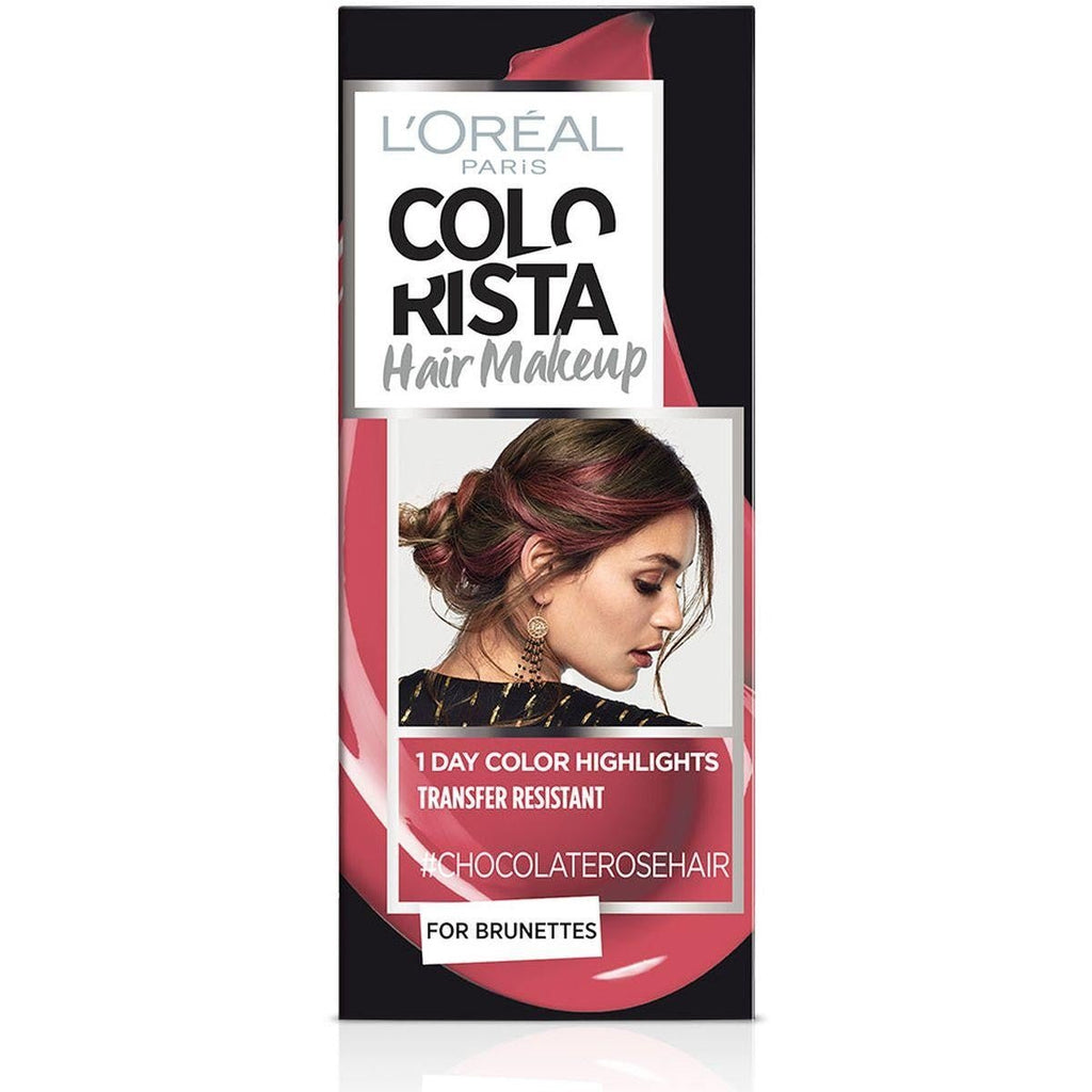 L'Oreal Paris, Colorista Hair Makeup, Tintura per capelli semi-permanente, CHOCOLATEROSEHAIR, 30 ml - Cosmova