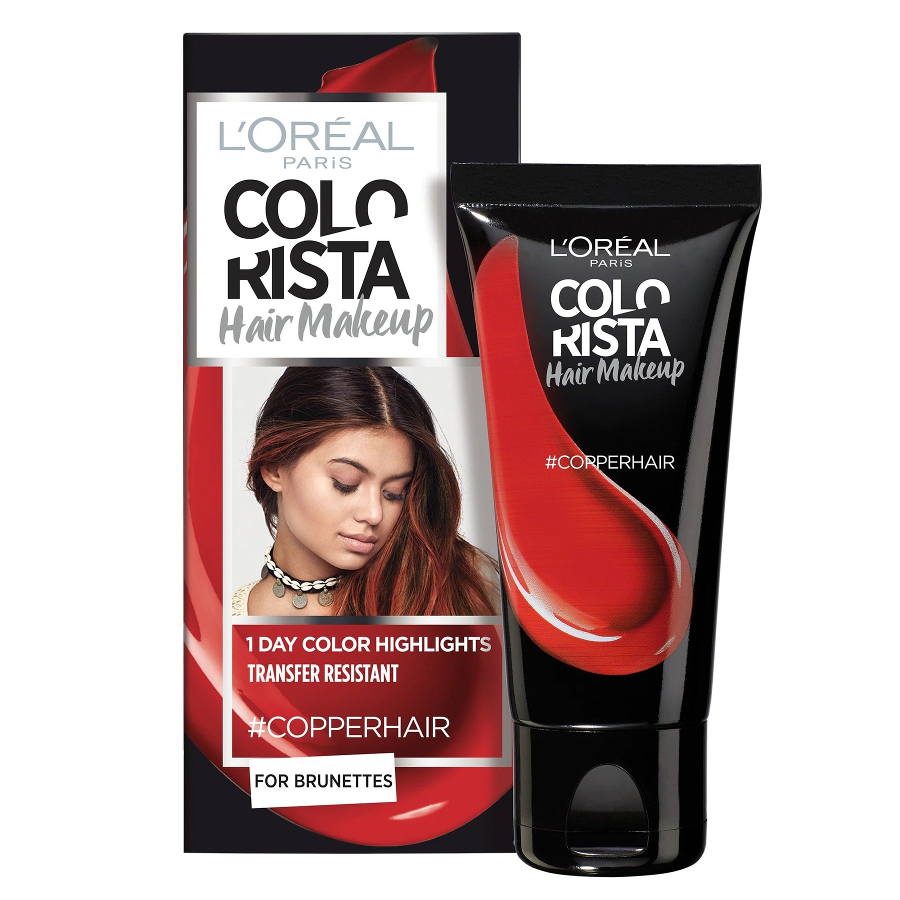 L'Oreal Paris, Colorista Hair Makeup, Tintura per capelli semi-permanente, COPPERHAIR, 30 ml - Cosmova
