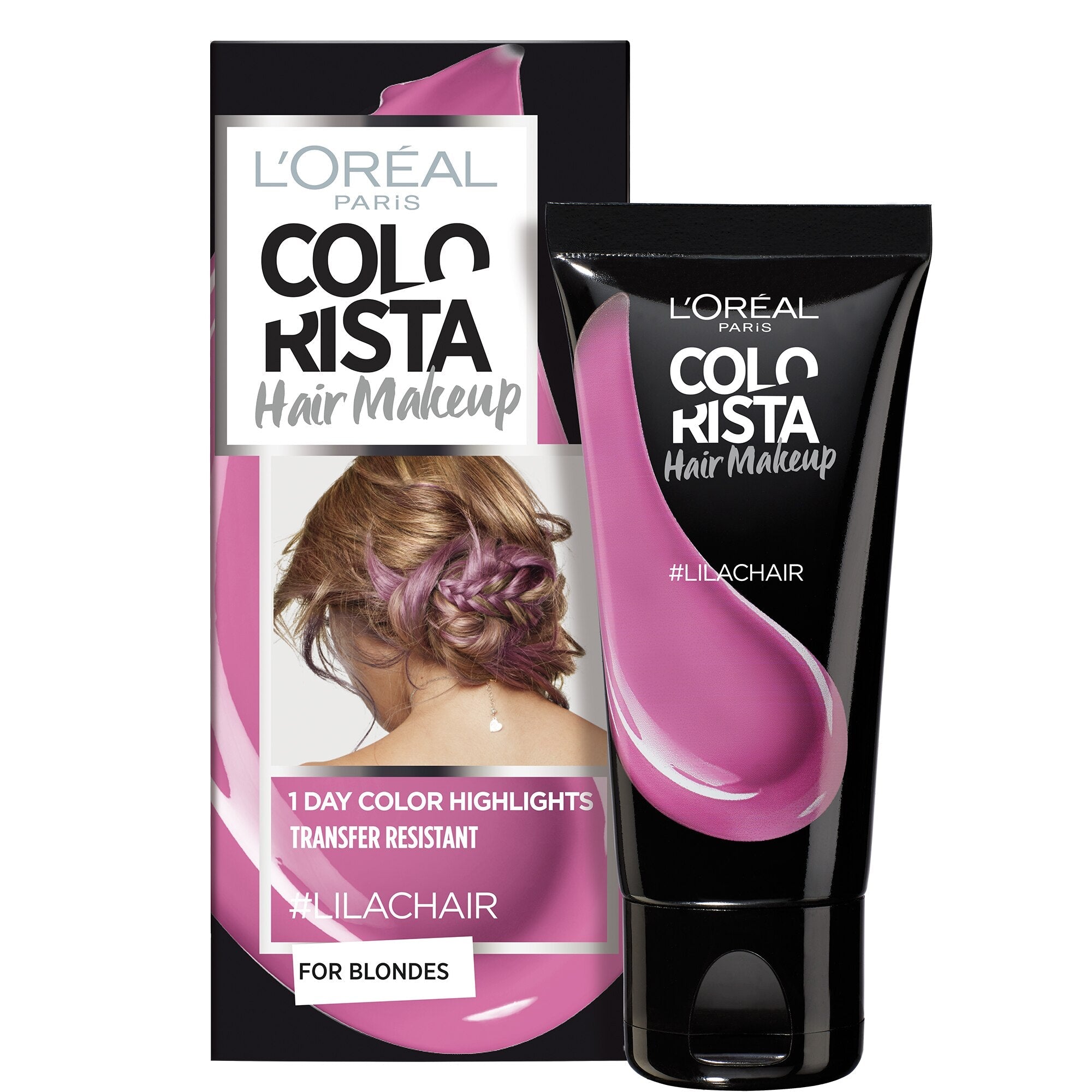 L'Oreal Paris, Colorista Hair Makeup, Tintura per capelli semi-permanente, LILACHAIR, 30 ml - Cosmova