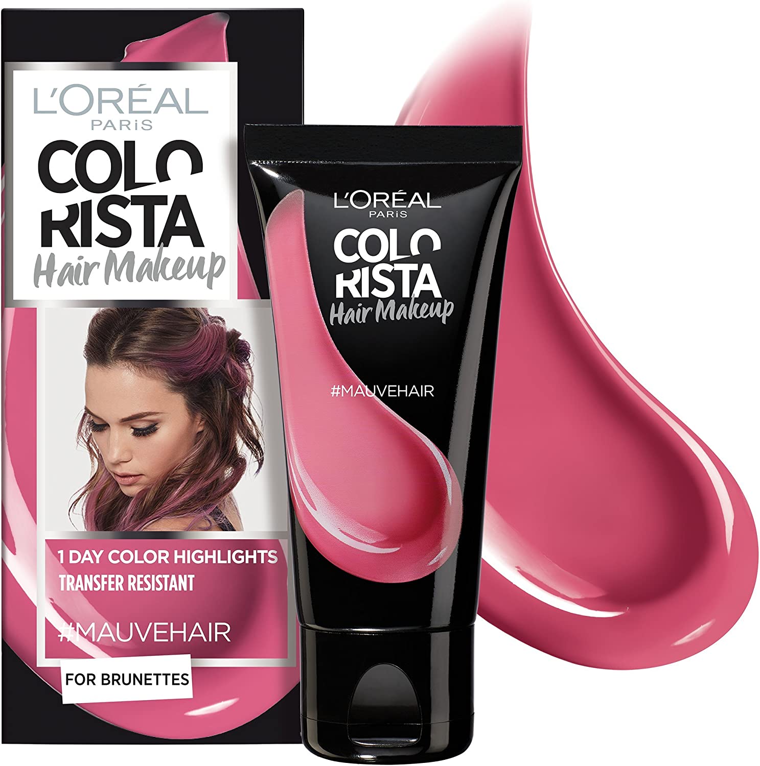 L'Oreal Paris, Colorista Hair Makeup, Tintura per capelli semi-permanente, MAUVEHAIR, 30 ml - Cosmova