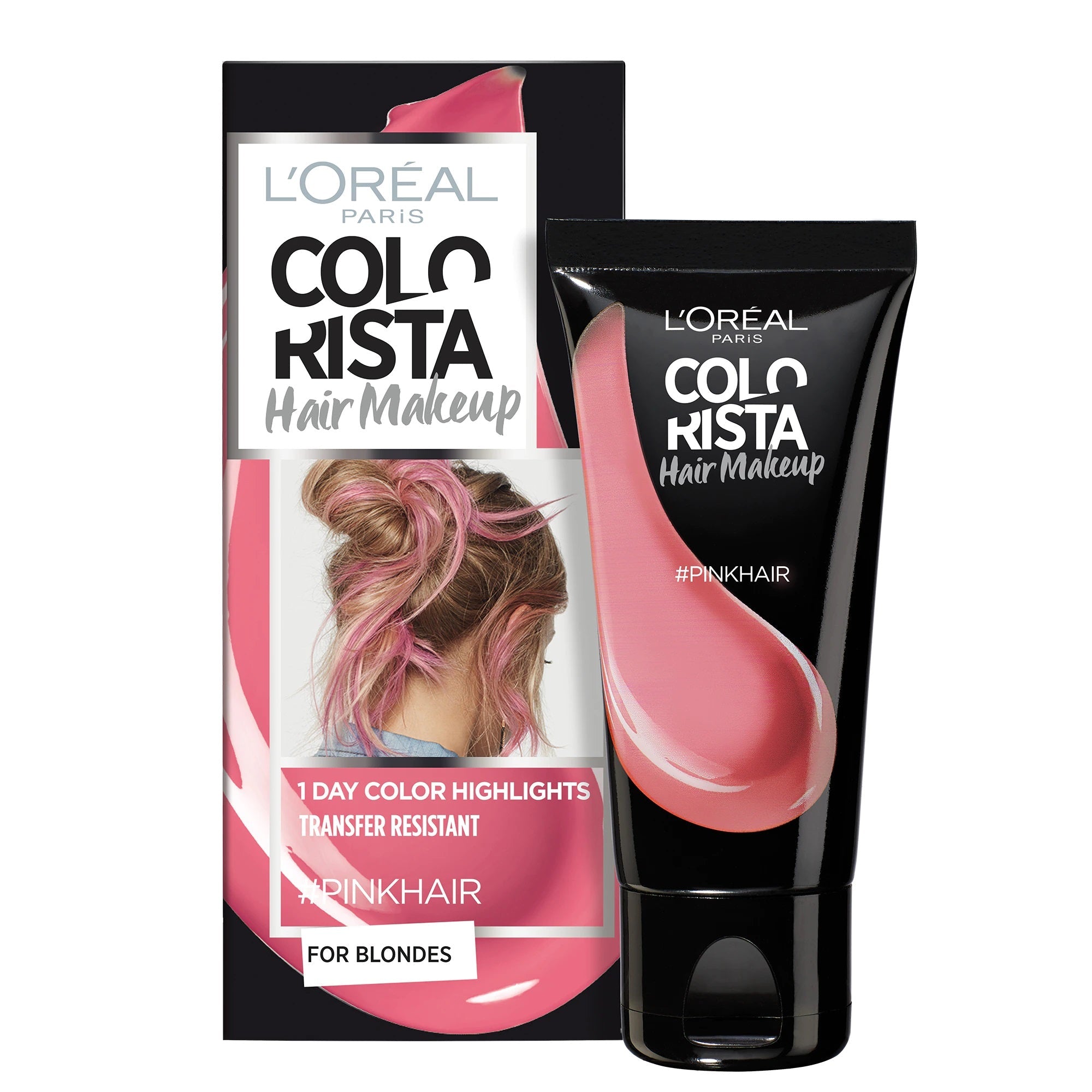 L'Oreal Paris, Colorista Hair Makeup, Tintura per capelli semi-permanente, PINKHAIR, 30 ml - Cosmova