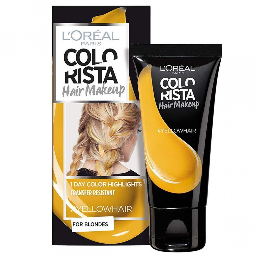 L'Oreal Paris, Colorista Hair Makeup, Tintura per capelli semi-permanente, YELLOWHAIR, 30 ml - Cosmova